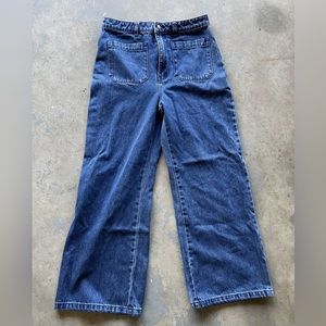 Rolla’s Sailor wide leg ankle jeans 30